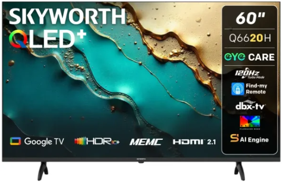 Picture of Skyworth 60 Inch Q6620H UHD QLED Google TV