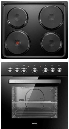 Hisense 4 Plate Burners Hob and Oven