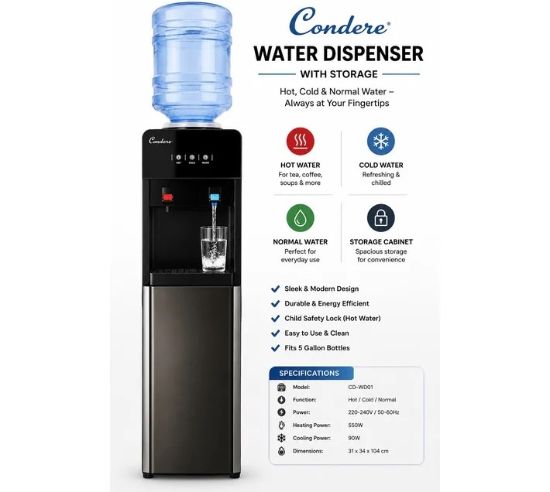 Condere Summer Cool Counter Top Water Dispenser